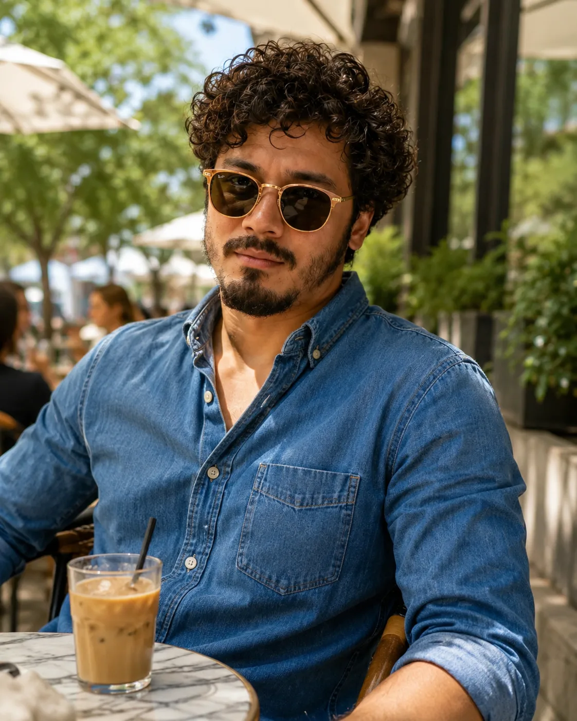Cafe dating profile photo reviewed for the hidden message it sends to potential matches