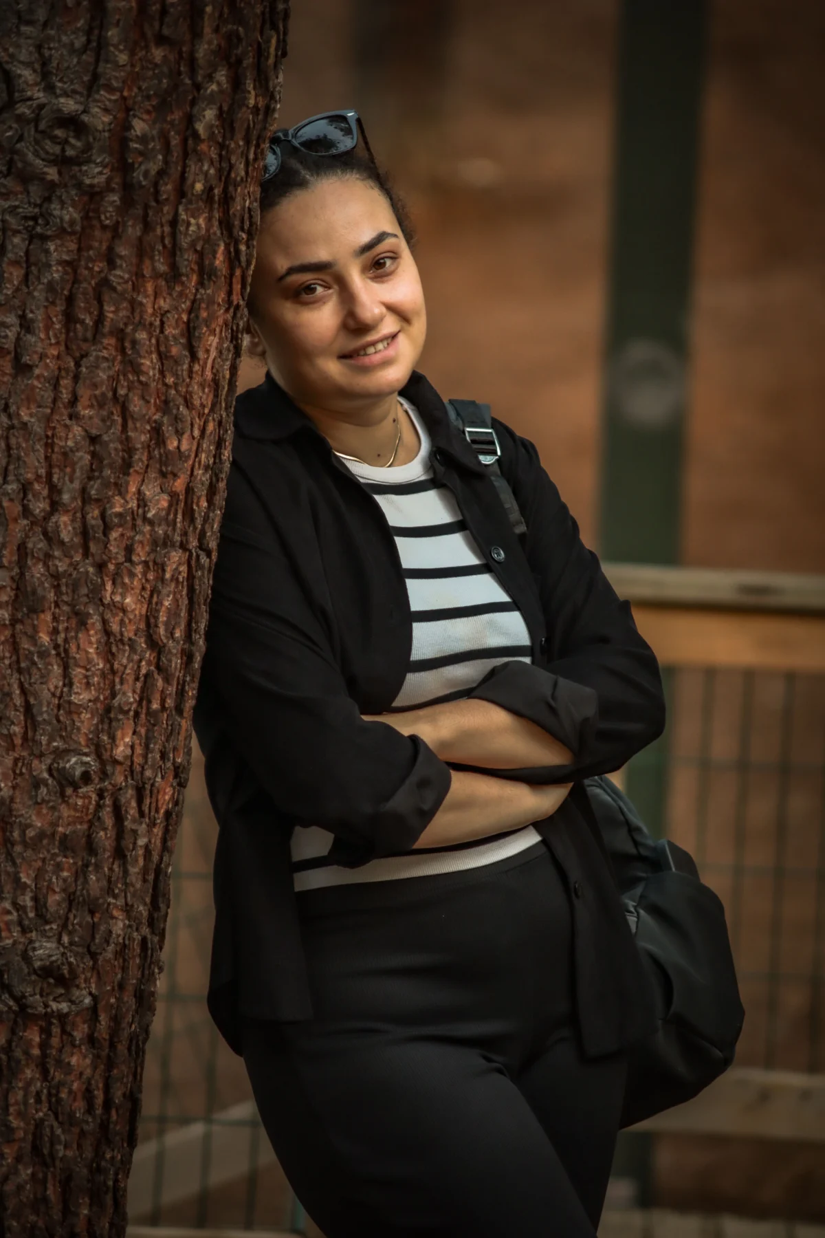 Weaker portrait example with less intentional framing