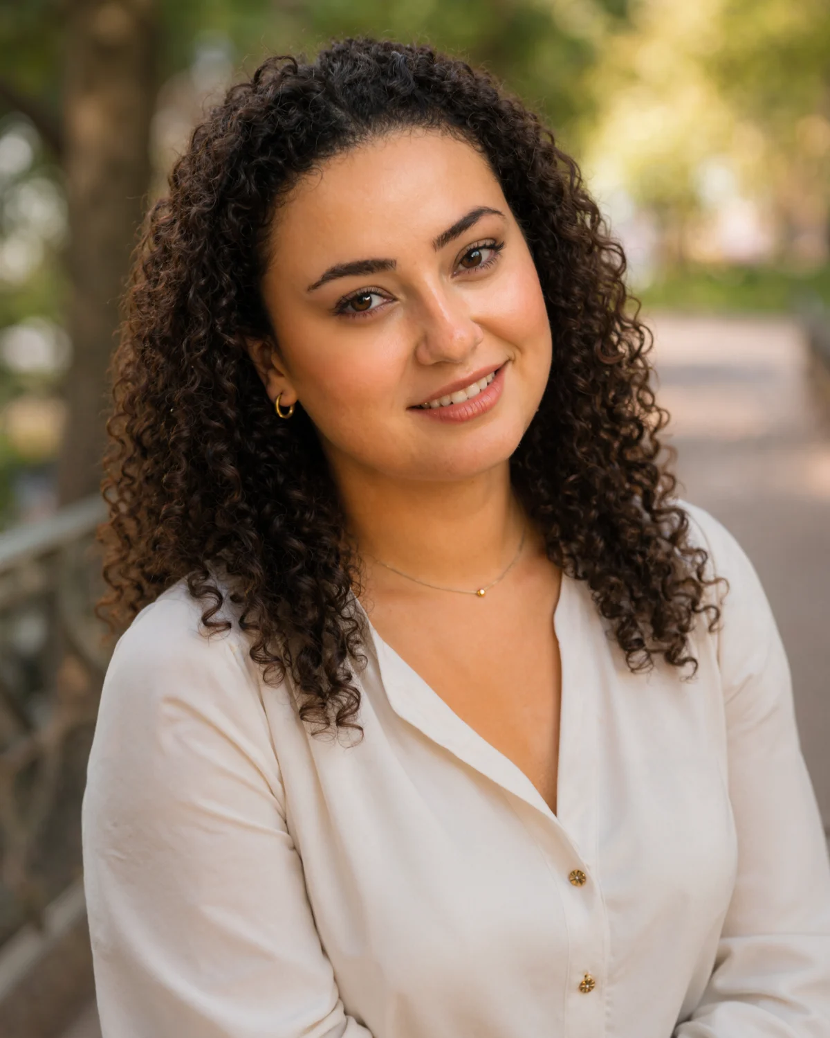 Stronger portrait example with clear framing and an approachable expression